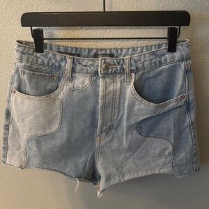 Women's Light Blue Denim Shorts